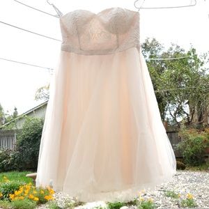 Chi Chi London Strapless Formal Dress